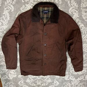 Lands' End Brown Military Field Jacket